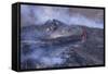 Hot Lava Flowing-DLILLC-Framed Stretched Canvas