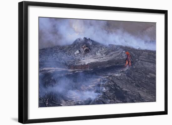 Hot Lava Flowing-DLILLC-Framed Photographic Print