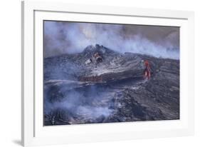 Hot Lava Flowing-DLILLC-Framed Photographic Print