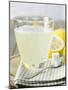 Hot Lemon with Sugar Cubes, Lemons in Background-Kai Schwabe-Mounted Photographic Print