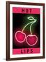 Hot Lips Cherries-Sam Kemp-Framed Giclee Print