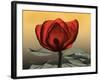 Hot Magnolia 2-Albert Koetsier-Framed Art Print