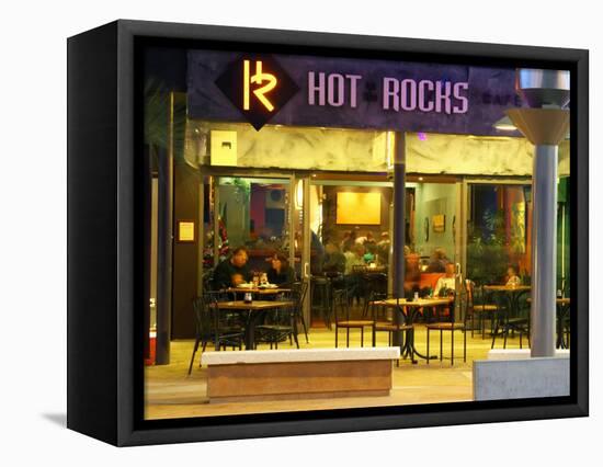 Hot on the Rocks Cafe and Bar, The Strand, Tauranga, New Zealand-David Wall-Framed Stretched Canvas