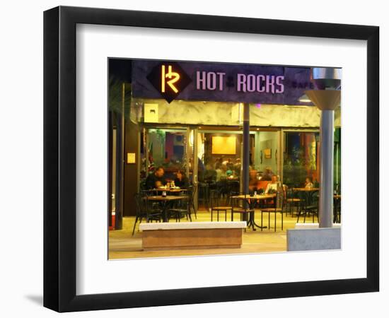 Hot on the Rocks Cafe and Bar, The Strand, Tauranga, New Zealand-David Wall-Framed Photographic Print