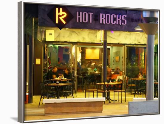 Hot on the Rocks Cafe and Bar, The Strand, Tauranga, New Zealand-David Wall-Framed Photographic Print