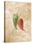 Hot Peppers IV-li bo-Stretched Canvas