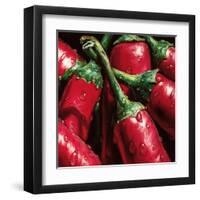 Hot Peppers-null-Framed Art Print