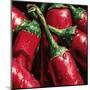 Hot Peppers-null-Mounted Art Print