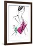 Hot Pink Bag-Johanna Fernihough-Framed Giclee Print