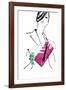 Hot Pink Bag-Johanna Fernihough-Framed Giclee Print