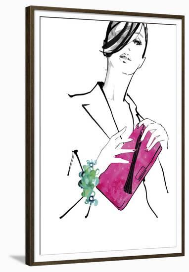 Hot Pink Bag-Johanna Fernihough-Framed Giclee Print