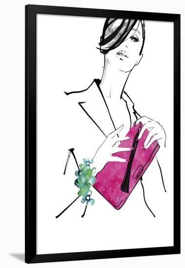 Hot Pink Bag-Johanna Fernihough-Framed Giclee Print