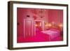 Hot Pink Fantasy Bedroom-null-Framed Art Print