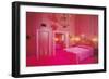 Hot Pink Fantasy Bedroom-null-Framed Art Print