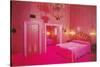 Hot Pink Fantasy Bedroom-null-Stretched Canvas