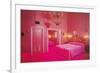 Hot Pink Fantasy Bedroom-null-Framed Art Print