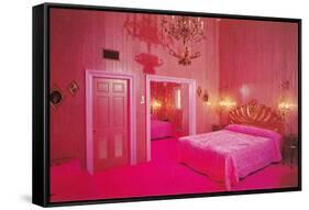 Hot Pink Fantasy Bedroom-null-Framed Stretched Canvas