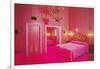 Hot Pink Fantasy Bedroom-null-Framed Art Print