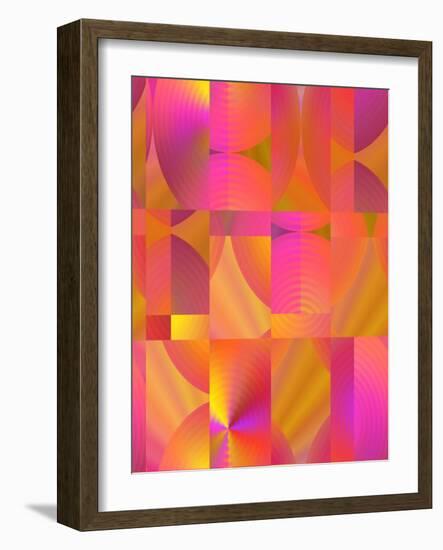 Hot Pink Mish Mash-Ruth Palmer-Framed Art Print