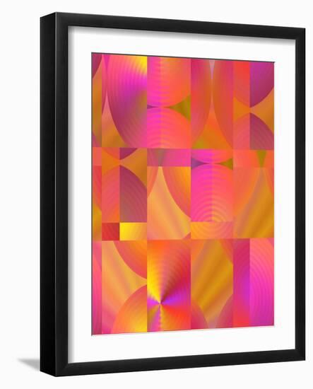 Hot Pink Mish Mash-Ruth Palmer-Framed Art Print