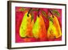 Hot Pink Pear Art-Blenda Tyvoll-Framed Art Print