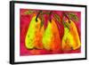 Hot Pink Pear Art-Blenda Tyvoll-Framed Art Print