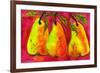Hot Pink Pear Art-Blenda Tyvoll-Framed Premium Giclee Print