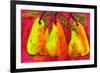 Hot Pink Pear Art-Blenda Tyvoll-Framed Premium Giclee Print