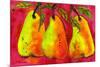 Hot Pink Pear Art-Blenda Tyvoll-Mounted Premium Giclee Print