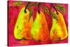 Hot Pink Pear Art-Blenda Tyvoll-Stretched Canvas