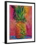 Hot Pink Pineapple-Blenda Tyvoll-Framed Art Print