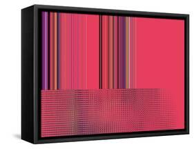 Hot Pink Side Shuffle-Ruth Palmer-Framed Stretched Canvas