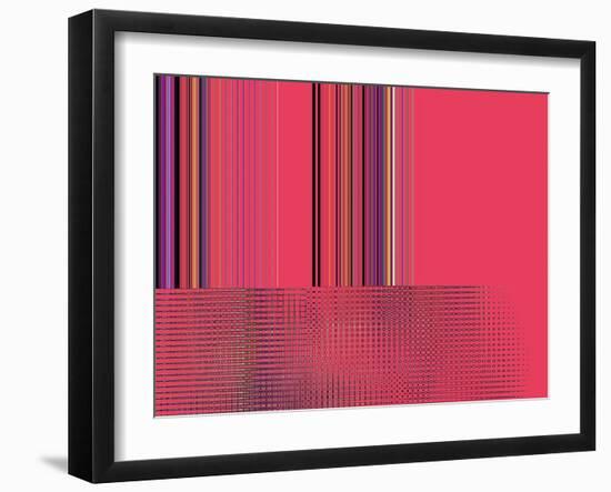 Hot Pink Side Shuffle-Ruth Palmer-Framed Art Print