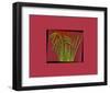 Hot pink tropical Grass-null-Framed Premium Giclee Print