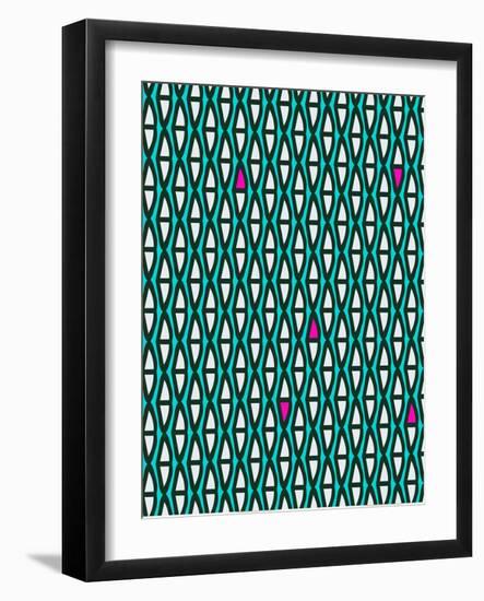 Hot Pink Wings-Belen Mena-Framed Giclee Print