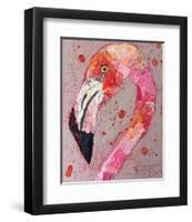 Hot Pink-null-Framed Art Print