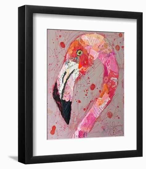 Hot Pink-null-Framed Art Print