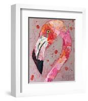 Hot Pink-null-Framed Art Print