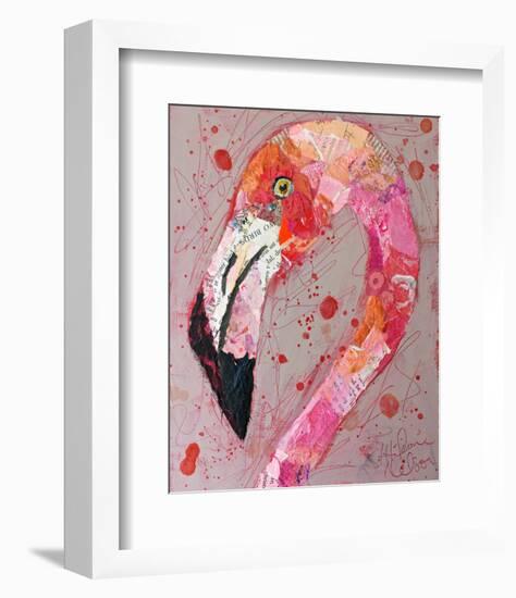 Hot Pink-null-Framed Art Print