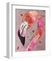 Hot Pink-null-Framed Art Print