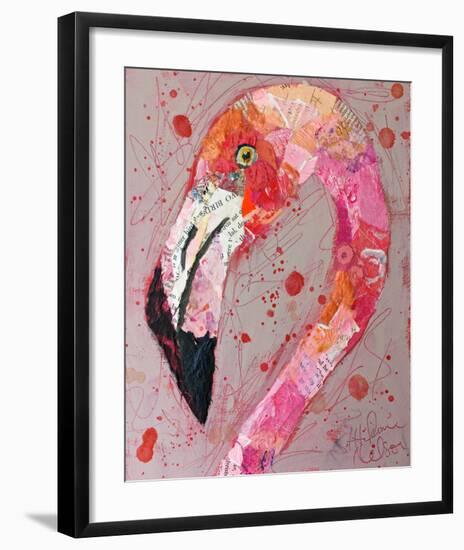 Hot Pink-null-Framed Art Print