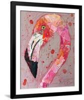 Hot Pink-null-Framed Art Print