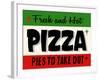 Hot Pizza Horiz-Retroplanet-Framed Giclee Print