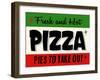 Hot Pizza Horiz-Retroplanet-Framed Giclee Print