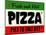 Hot Pizza Horiz-Retroplanet-Mounted Giclee Print
