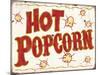 Hot Popcorn Distressed-Retroplanet-Mounted Giclee Print