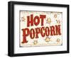 Hot Popcorn Distressed-Retroplanet-Framed Giclee Print