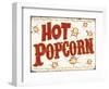 Hot Popcorn Distressed-Retroplanet-Framed Giclee Print