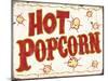 Hot Popcorn Distressed-Retroplanet-Mounted Giclee Print