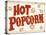 Hot Popcorn Distressed-Retroplanet-Stretched Canvas